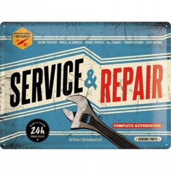 Placa "Service & Repair"