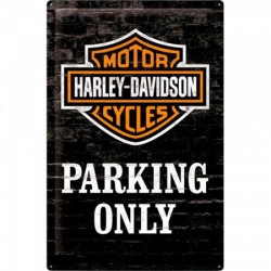 Placa "Harley Davidson Parking Only"