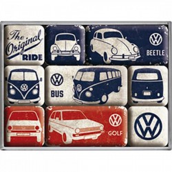 Kit 9 piezas magneticas "VW - The Original Ride"