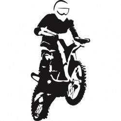 Motocross 4 x 8 cm